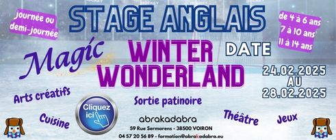 Stage Hiver Anglais